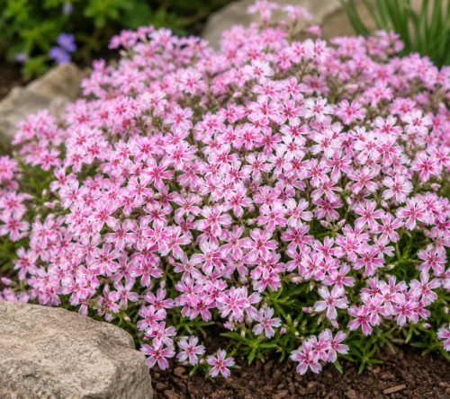 Floks Szydlasty Pink White P9 sadzonka 0,5l - niezawodna roślina dywanowa na murki i słoneczne rabaty